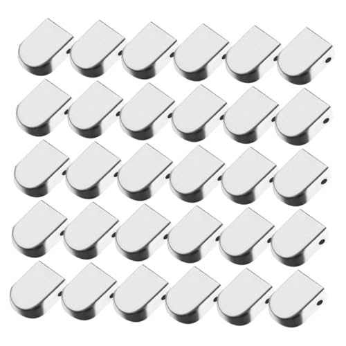 Healvian 30 Stück Teiliges Metall Schnürsenkel Clips Selbstsichernde Schuhverschluss Kappen für Herren Damen Elastisch kein Binden Erforderlich Sicherer Halt für Sportschuhe und Outdoor von Healvian