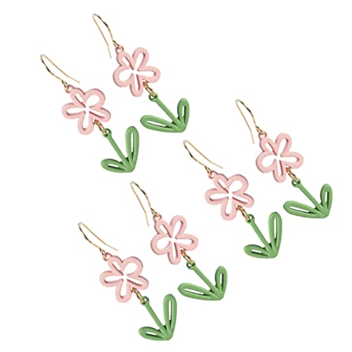 Healvian 3Paare Blütenförmige Ohrringe Legierung Kompakte Ohrstecker Für Damen Leichter Ohrschmuck Für Outfit Healvian 3Paare Blütenförmige Ohrringe Legierung Kompakte Ohrstecker Für Damen Leichter Ohrschmuck Für Outfit von Healvian