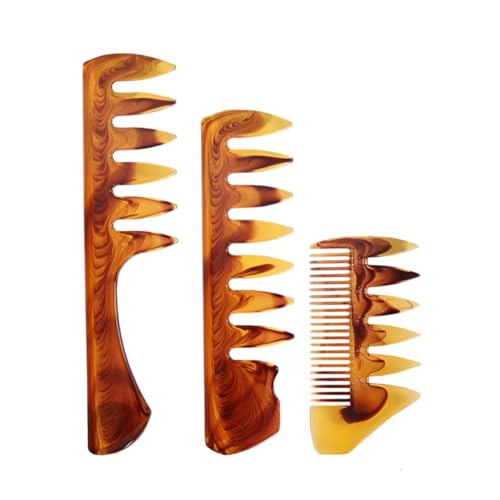 Healvian 3stücke Farbige Kämme Für Männer Professionelle Haarstyling Kämme Hautfreundlich Für Haarspray Und Kopfhautmassage Hochwertige Haarpflege Utensilien von Healvian
