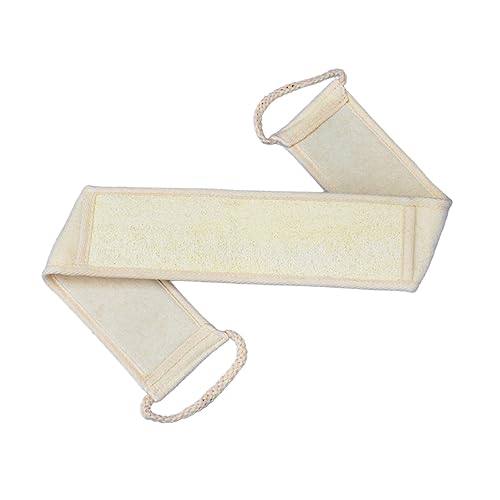 Healvian 3 Stück Natürliche Luffa Rückenstreifen Bade Körperbürste Peeling Handtuch Beige Für Damen Und Herren Hautschonend Und Hauterneuernd Für Dusche Und Bad von Healvian