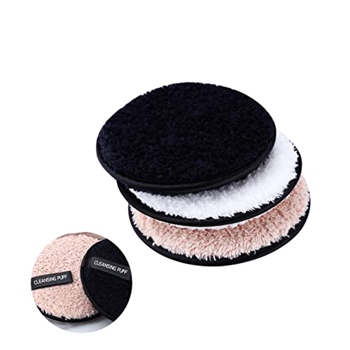 Healvian 3st Make-up-entferner-puff Kosmetische Puderquaste Schminkschwämme Für Das Gesicht Make-up-puffs Schwamm Aus Mikrofaser Make-up-kosmetik-puff Beauty-tools Makeup Entferner von Healvian