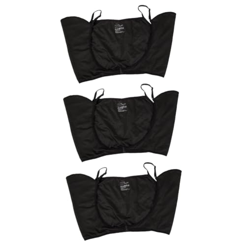 Healvian 3St Schweißpads unter den Achseln Fitnessstudio-Shirt schwarzes T-Shirt für Mädchen underarm sweat pad unterarm schweiß pads Damen-Unterhemden sport shirts für damen Kurzes Shirt von Healvian