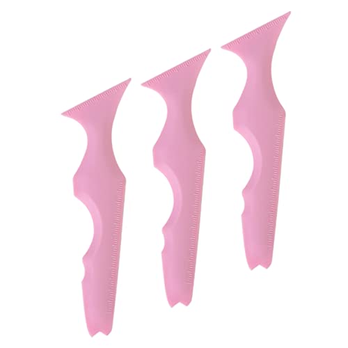Healvian 3stücke Teiliges Eyeliner Schablonen Für Anfänger Wiederverwendbare Augenbrauen Und Lidschatten Hilfsmittel Silikonfreundlich Tragbar Für Perfektes Make-up Unterwegs von Healvian