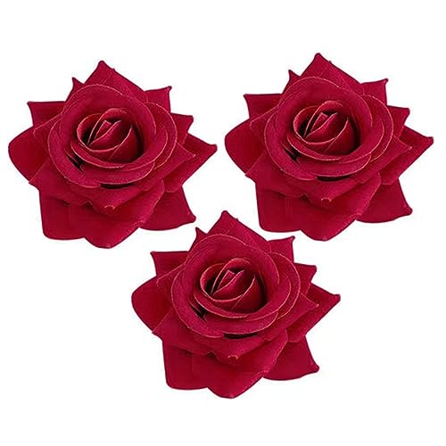 Healvian 3stücke Teiliges Rosen-haarclips Für Damen Haarspangen Mit Floralen Design Für Hochzeiten Partys Und Alltag Rutschfest Und Vielseitig Einsetzbar von Healvian