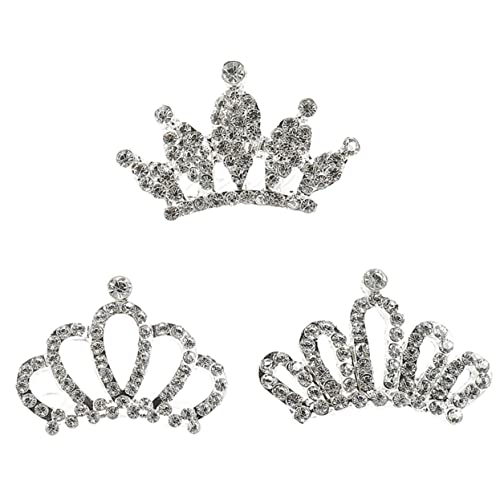 Healvian 3stücke Junge Mädchen Diadem Mit Strasssteinen Für Mädchen Kopfschmuck Für Geburtstagsfeiern Hochzeiten Bühnenauftritte Und Fotos Hautfreundlich Und Sicher Hochwertige von Healvian