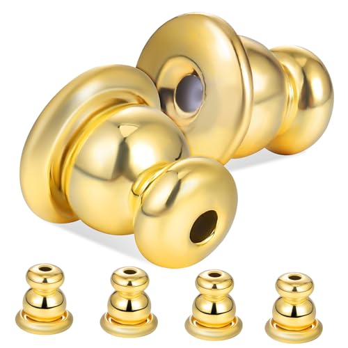 Healvian 3paare Ohrringverschlüsse Aus Metall Ohrring-sicherheitsverschlüsse Ohrring-zubehör Für Damen Ohrringstopper Mit Verriegelung Ersatz-ohrringverschlüsse Für Ohrstecker von Healvian