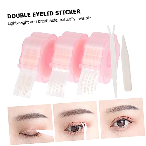 Healvian 3rollen Doppel-augenlid-klebeband Aus Spitze Augenlid-aufkleber Sofortiger Augenliftstreifen Für Make-up Unsichtbar Atmungsaktiv Wasser Und Schweißfest von Healvian