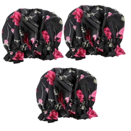 Healvian 3st Nachtmütze Aus Spitzensatin Haarduschhaube Schlafhauben Nachthauben Für Damen Schlafmützen Aus Satin Frauen-satin-haube Hüte Fräulein Runde Kappe Polyester Haarpflege Healvian 3st Nachtmütze Aus Spitzensatin Haarduschhaube Schlafhauben Nachthauben Für Damen Schlafmützen Aus Satin Frauen-satin-haube Hüte Fräulein Runde Kappe Polyester Haarpflege von Healvian
