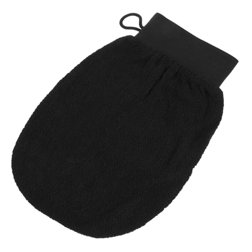 Healvian 3St Duschreiniger Peeling-Handschuh zum Bräunen Body Scrubber für Herren schwarze Handschuhe Badehandschuh Körperpeeling-Handschuhe ein Bad nehmen Wäscher von Healvian