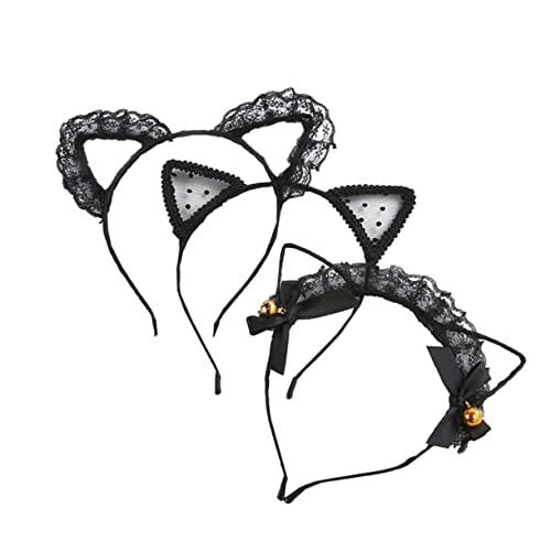 Healvian Modisches Katzenohr-haarband Tier-stirnband-set Cosplay-kopfbedeckung Für Frauen von Healvian