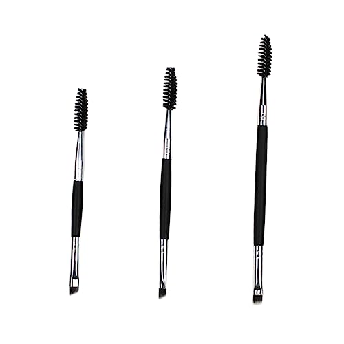 Healvian 3stücke Augenbrauenpinsel Schwarz Für Make-up Mascara-bürste Professioneller Wimpern Und Augenbrauenpinsel Für Frauen Und Mädchen von Healvian