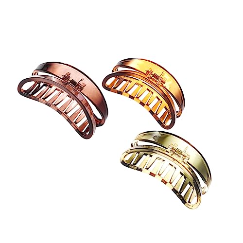 Healvian 3stücke Haarklammern Für Frauen Und Mädchen Klobige Kieferklammern Mit Zahnstruktur Stoßfester Kunststoff Uv-beständig Rutschfester Griff Haarschmuck von Healvian