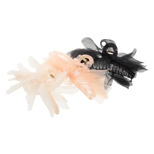 Healvian 3stücke Haarklammer Mit Schleife Große Haarklammer Für Frauen Kleine n Aus Netzmaterial Stylische Haarspangen Für Mädchen Dekorative Für Leichtes Und von Healvian