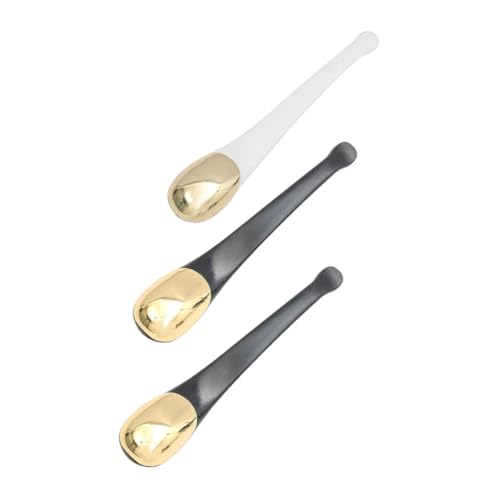 Healvian 3stücke Metall Gesichtscreme Löffel Für Mischen Und Auftragen Mit Rostfrei Praktisch Für Hause Und Unterwegs von Healvian