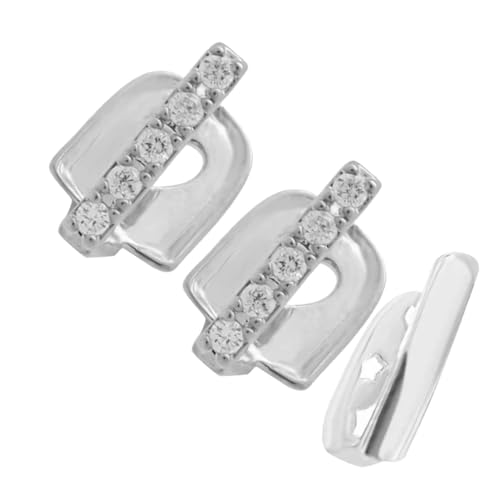 Healvian 3stücke Metall-einzelzahngrill Einzelmundgrill Grillzähne Zahnschmuck Grills Für Zähne Rapper-zahnzubehör Grillzubehör Mundzahngrill-set Hip-hop-zahnkappe Grill Für Zähne von Healvian