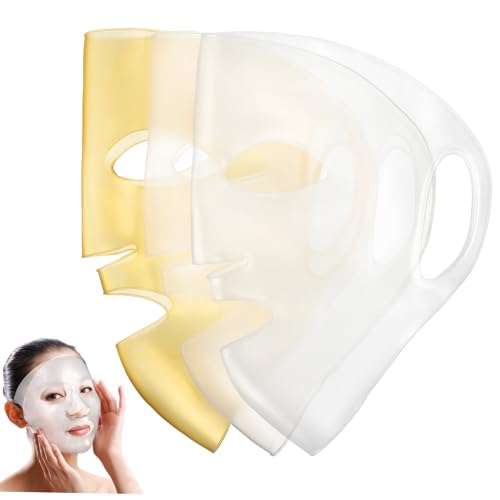 Healvian 3stücke Silikon Gesichtsmaske Abdeckung Wiederverwendbar Feuchtigkeitsspendend Beauty Werkzeug Für Salon Und Heimgebrauch Healvian 3stücke Silikon Gesichtsmaske Abdeckung Wiederverwendbar Feuchtigkeitsspendend Beauty Werkzeug Für Salon Und Heimgebrauch von Healvian