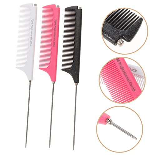 Healvian 3stücke Stretchkamm Mit Stielkamm Und Glattkamm Salonkamm Und Haarbürste Für Erwachsene Und Junge Mädchen Im Heimsalon Healvian 3stücke Stretchkamm Mit Stielkamm Und Glattkamm Salonkamm Und Haarbürste Für Erwachsene Und Junge Mädchen Im Heimsalon von Healvian
