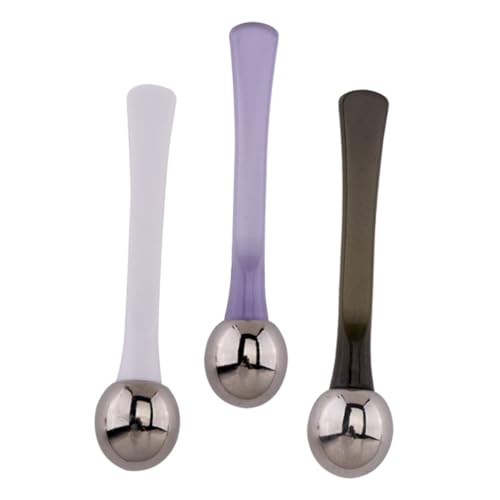 Healvian 3stücke Teiliges Augenmassage-sticks Und Augencreme-löffel Praktisches Make-up-tool Aus Zinklegierung Für Gesichts Augenpflege Geeignet Für Zuhause Und Professionelle Salons von Healvian