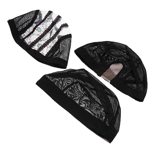 Healvian 3stücke Teiliges Förmige Haarnetze Für Damen Und Elastische Atmungsaktive Mesh- Für Perücken Und Schlaf Komfortabel Und Haarschonend Für Tägliche Nutzung von Healvian