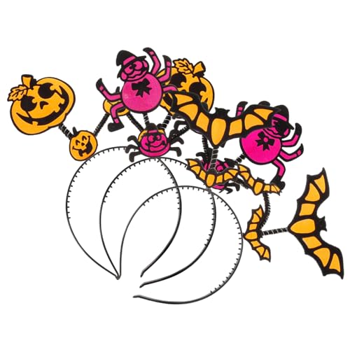 Healvian 3stücke Teiliges Halloween Haarschmuck Kürbis Fledermaus Und Dekorative Haarreifen Für Partys Und Für Erwachsene von Healvian