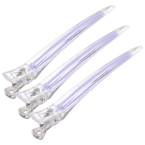 Healvian 3stücke Teiliges Rutschfester Haarklammern Für Damen Transparente Alligator-haarclips Aus Robustem Styling-werkzeuge Für Friseure Und -hairstyling von Healvian