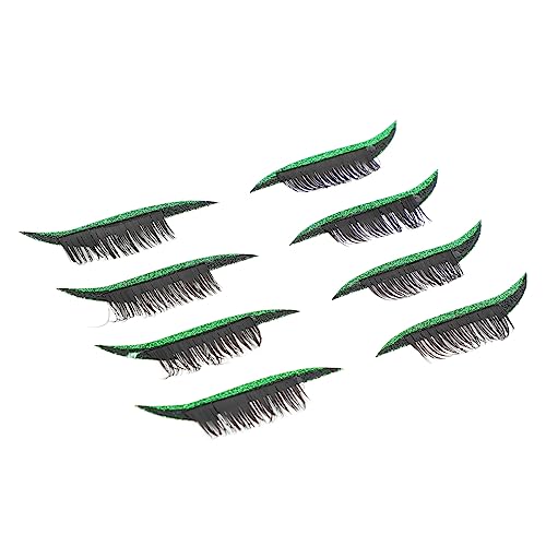 Healvian 4paare Wasserdichte Eyeliner Aufkleber Mit Glitzer Selbstklebende Augenlinie Streifen Für Party Make-up Geeignet Für Halloween Cosplay Und Besondere Anlässe von Healvian