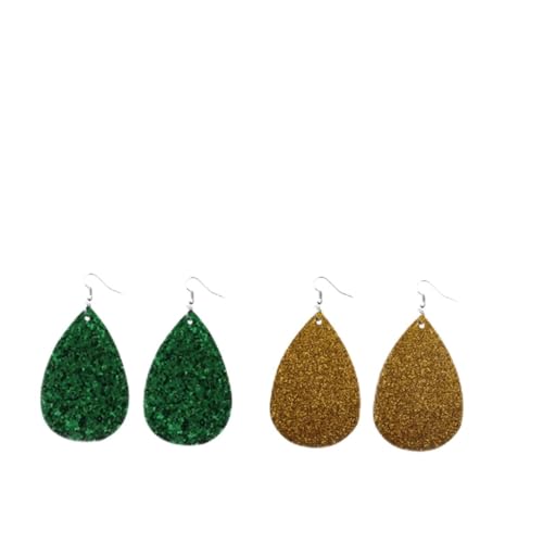 Healvian 4 Paare Leder Ohrring Weiße Ohrhänger Für Damen Baumeln Tropfenohrringe Trendige Ohrringe Fallen St. Patricks Day Ohrring Patricks Day Schmuck Goldene Ohrstecker Für Damen Healvian 4 Paare Leder Ohrring Weiße Ohrhänger Für Damen Baumeln Tropfenohrringe Trendige Ohrringe Fallen St. Patricks Day Ohrring Patricks Day Schmuck Goldene Ohrstecker Für Damen von Healvian