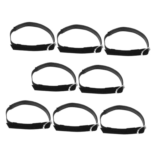 Healvian 4 Paare Verstellbare Abnehmbare PU High Heels Schuhriemen Teiliges Elastische Rutsch Schnürsenkel für Damen Einfach Anzubringen Sichere Binden von Healvian