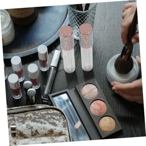 Healvian 4 STÜCKE Teiliges Transparente Nachfüllbare Lippenöl Tuben Kompakte Lip Gloss Behälter aus Robustem Wiederverwendbare Leere Lippenbalsam Röhrchen für DIY Lipgloss und Flüssige von Healvian