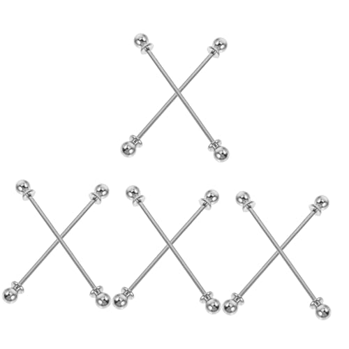 Healvian 4 Sätze Anstecknadel Für Männer Hochzeitsanzug Krawattenschlüssel Kragen Hemd Anzüge Herren Krawattennadel Herren Metall Brosche Krawattennadel 2 Stück * 4 von Healvian