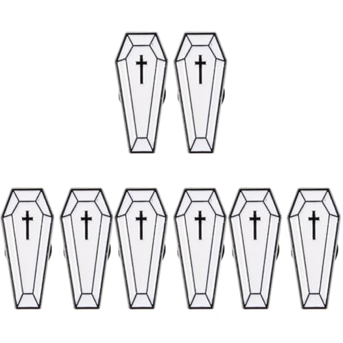 Healvian 4 Sätze Halloween Brosche Retro Coffin Anstecknadel Für Kostüme Schals Und Taschen Dekoration Für Partys Und Festivals 2 Stück * 4 Healvian 4 Sätze Halloween Brosche Retro Coffin Anstecknadel Für Kostüme Schals Und Taschen Dekoration Für Partys Und Festivals 2 Stück * 4 von Healvian