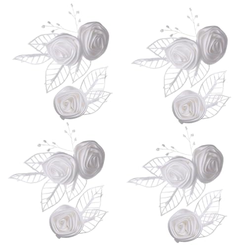 Healvian 4 Sätze Hochwertige Haarclips Für Hochzeiten Haarnadeln Für Bräute Brautjungfern Besondere Anlässe Haaraccessoires Für Unvergessliche Erinnerungen 2 Stücke * 4 von Healvian