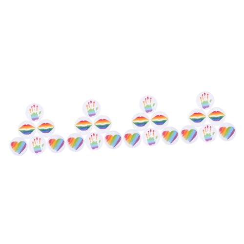 Healvian 4 Sätze Kragennadel Emaille Für Revers Brosche Pride Pins Hutnadel Schalnadel Regenbogennadel Weißblech 6 Stück * 4 von Healvian
