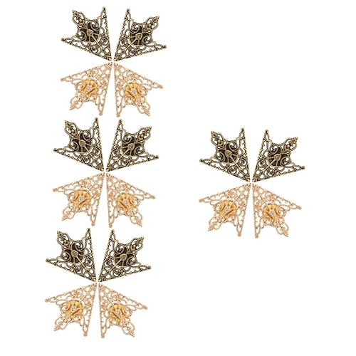 Healvian 4 Sätze Teiliges Vintage Broschennadeln Für Kleidung Broschen Mit Hohlem Design Für Hemdkragen Schals Accessoires Hochzeiten Besondere Anlässe 4 Stück * 4 von Healvian