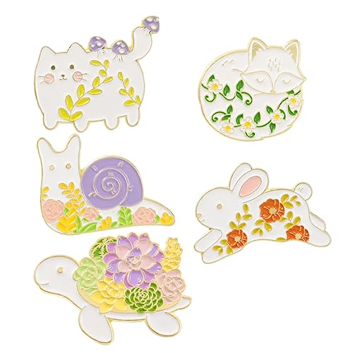Healvian 4 Sätze Tier Broschen Legierung Teiliges Niedliche Cartoon Designs Für Kleidung Taschen Accessoires Langlebig Einfach Anzubringen Für 5 Stück * 4 Healvian 4 Sätze Tier Broschen Legierung Teiliges Niedliche Cartoon Designs Für Kleidung Taschen Accessoires Langlebig Einfach Anzubringen Für 5 Stück * 4 von Healvian