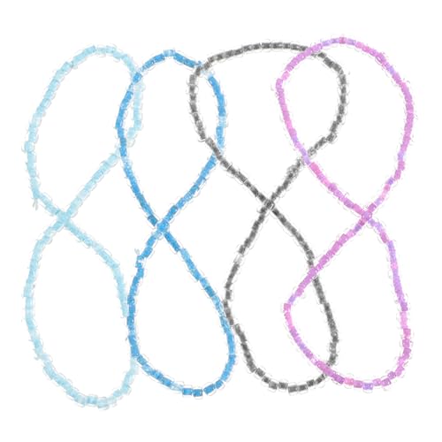 Healvian 4 Stck Leuchtende Fußkettchen Damen Bunte Perlen Nachtleuchtende Vielseitige Schmuckstücke für Sommer Strand Alltag Eleganter Langlebiger Modischer Damenschmuck von Healvian