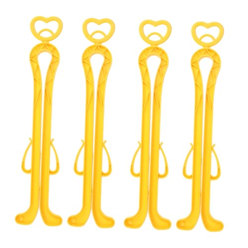 Healvian 4 Stck. Kunststoff Stiefelspanner Set Teilig Langlebiger Boot Shaper mit Clip Funktion Hält Lange Stiefel Gerade und Formstabil Praktische Schuhhalter für Damen von Healvian
