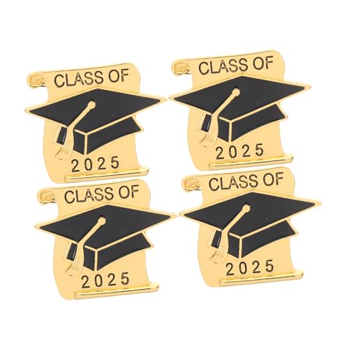 Healvian 4 Stück 2025 Arzt Hut Brosche Abschlussabzeichen Abschlussbrosche Pin Graduierungsbrosche Zinklegierung Healvian 4 Stück 2025 Arzt Hut Brosche Abschlussabzeichen Abschlussbrosche Pin Graduierungsbrosche Zinklegierung von Healvian