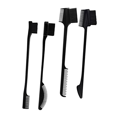 Healvian 4stücke Doppelköpfiger Augenbrauenkamm Und Augenbrauenbürste Praktischer Haaransatzkamm Mit Wimpernbürstenkamm Make-up-tool Für Frauen Und Männer Healvian 4stücke Doppelköpfiger Augenbrauenkamm Und Augenbrauenbürste Praktischer Haaransatzkamm Mit Wimpernbürstenkamm Make-up-tool Für Frauen Und Männer von Healvian