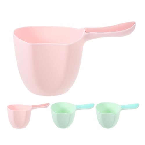 Healvian 4stücke Wasserschöpfkelle Aus Kunststoff Mit Griff Badekelle Löffel Für Küche Und Bad Leicht Zu Reinigen Und Vielseitig Einsetzbar von Healvian
