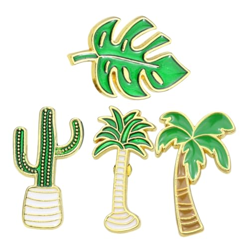 Healvian 4 Stück Baum Broschen aus Langlebiger Legierung Anstecknadeln für Kleidung für Partys Feiern und Alltag Vielseitige Damen Corsage Accessoires von Healvian