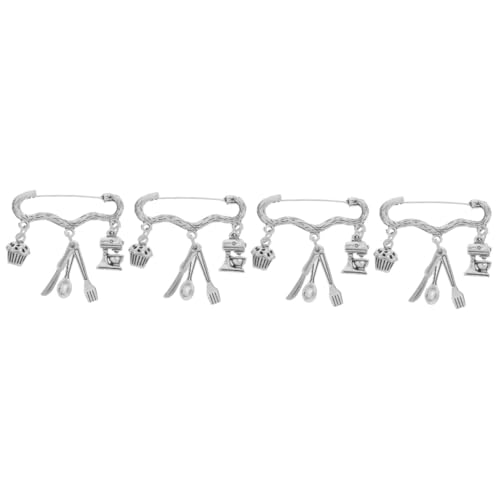 Healvian 4 Stück Broschen für Frauen kulinarisch Backen Gold Kuchennadel Backzubehör klein Backnadel Sicherheitsnadel für Kleidung Anstecknadel für Hüte Zinklegierung Silver Healvian 4 Stück Broschen für Frauen kulinarisch Backen Gold Kuchennadel Backzubehör klein Backnadel Sicherheitsnadel für Kleidung Anstecknadel für Hüte Zinklegierung Silver von Healvian