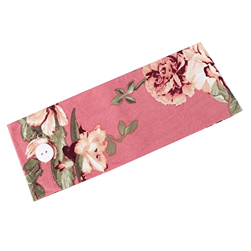 Healvian 4stücke Fitness-stirnband Für Damen Elastisches Haarband Mit Blumenmotiv Sport-haar-accessoire Verschiedenen Farben Blumenhaarband Yoga-haarband von Healvian