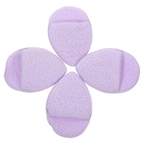Healvian 4 Stück Gesichtsreinigungs Pads Waschbare Make Up Entferner Schwämme Sanfte Peeling Schwämme für Gesichtsreinigung für und Mädchen von Healvian