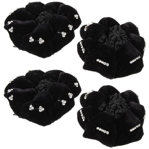 Healvian 4stücke Netz Für Haare Haarknoten-abdecknetz Für Frauen Haarnetz Für Ballett-haarschmuck Haarknoten-abdeckung Für Krankenschwestern Haarnetz Für Formelle Anlässe Und Alltag von Healvian