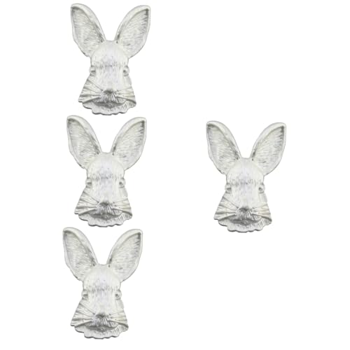 Healvian 4 Stück Kaninchen Brosche Vintage Anstecknadel für Damen Stilvolle Tierbrosche Accessoire für Kleidung Schals Perfektes zu Feiertagen Anlässen von Healvian