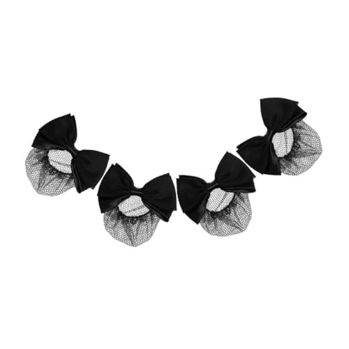 Healvian 4 Stück Metall Haarnetz Taschen Haarspange Netz Haarspange Schwarze Damen Haarknoten Abdeckungen Damen Netz Haarspangentuch Healvian 4 Stück Metall Haarnetz Taschen Haarspange Netz Haarspange Schwarze Damen Haarknoten Abdeckungen Damen Netz Haarspangentuch von Healvian