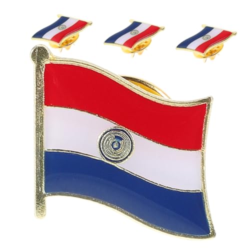 Healvian 4 Stück Metallene Brosche für Kleidung Rucksack und Hüte Patriotisches Souvenir für Partys und Veranstaltungen von Healvian