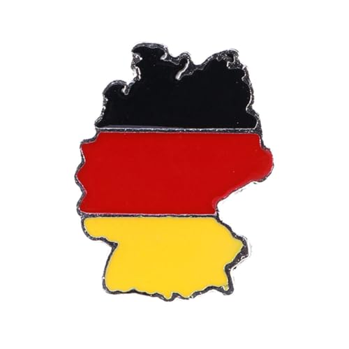 Healvian 4 Stück Modische Legierung Flaggenbroschen Dekorative Anstecknadeln für Damenkleidung Vielseitige Party Alltagsbroschen für Pullover Jacken Kleider und Accessoires von Healvian