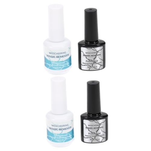 Healvian 4 Stück Nagelzubehör gelnagellackentferner gel nail polish remover Gel-Nagellack-Entferner Nagelentferner Nailart-Gel Nagelgel Gel-Entferner einweichen Maniküre Lieferungen von Healvian